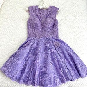 Lavender Lace Dress